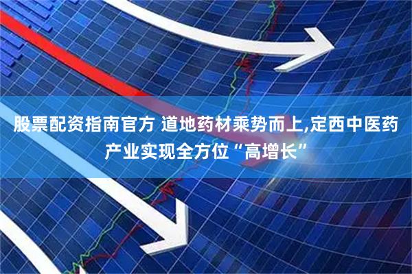 股票配资指南官方 道地药材乘势而上,定西中医药产业实现全方位“高增长”